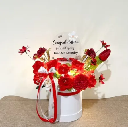 Bloom Box Akrilik Ucapan Grand Opening Medansatria